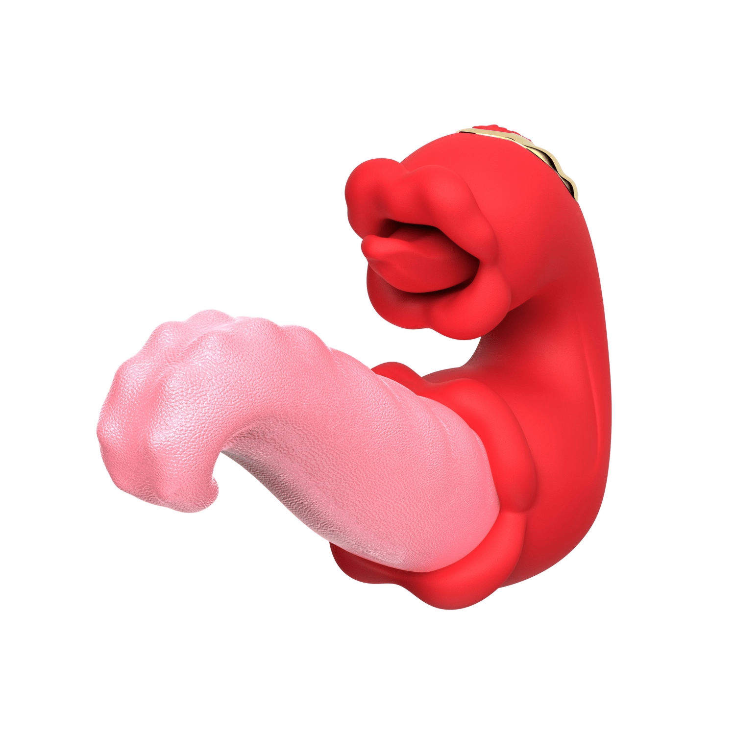 Medusa Twin Rose Thrusting G Spot Vibrator - Tongue Teasing & Vibrating